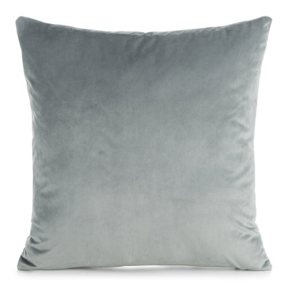 Zamatová obliečka 45x45 cm na vankúš GAJA svetlo sivá